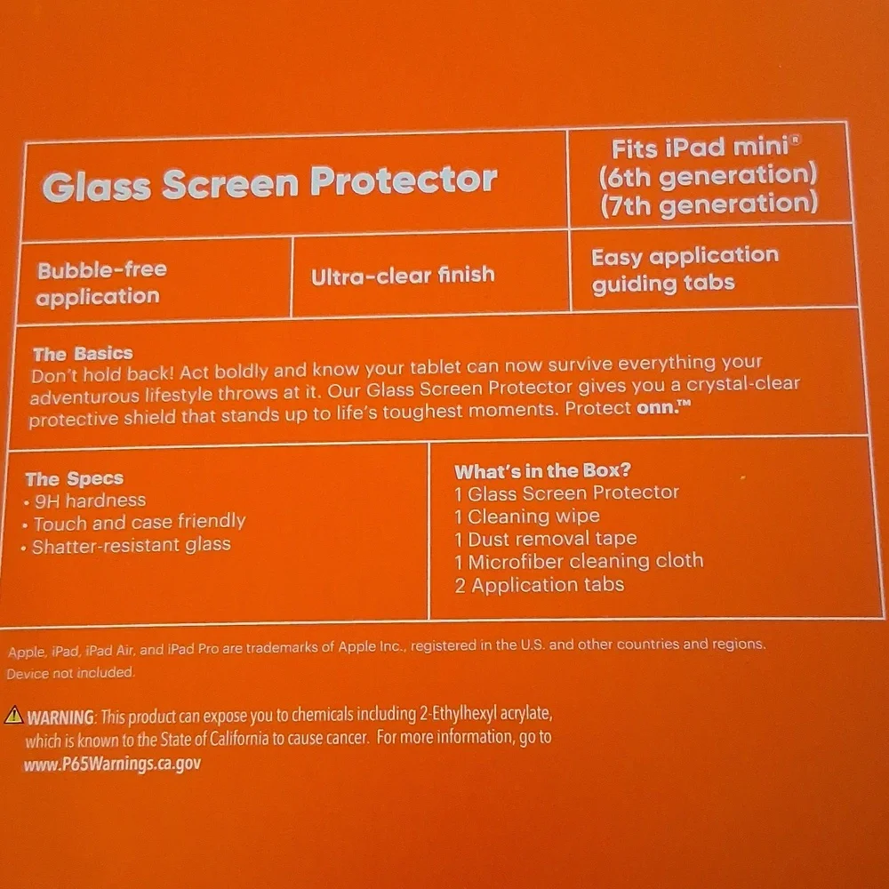 IPAD MINI GLASS SCREEN PROTECTOR